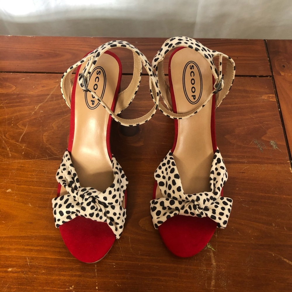 Dalmatian/Cheetah Print Heels